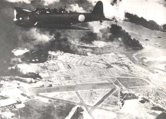 Pearl Harbor- Nakajima B5N2 over Hickam- 80G178985