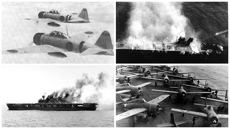 Collage Battle Midway