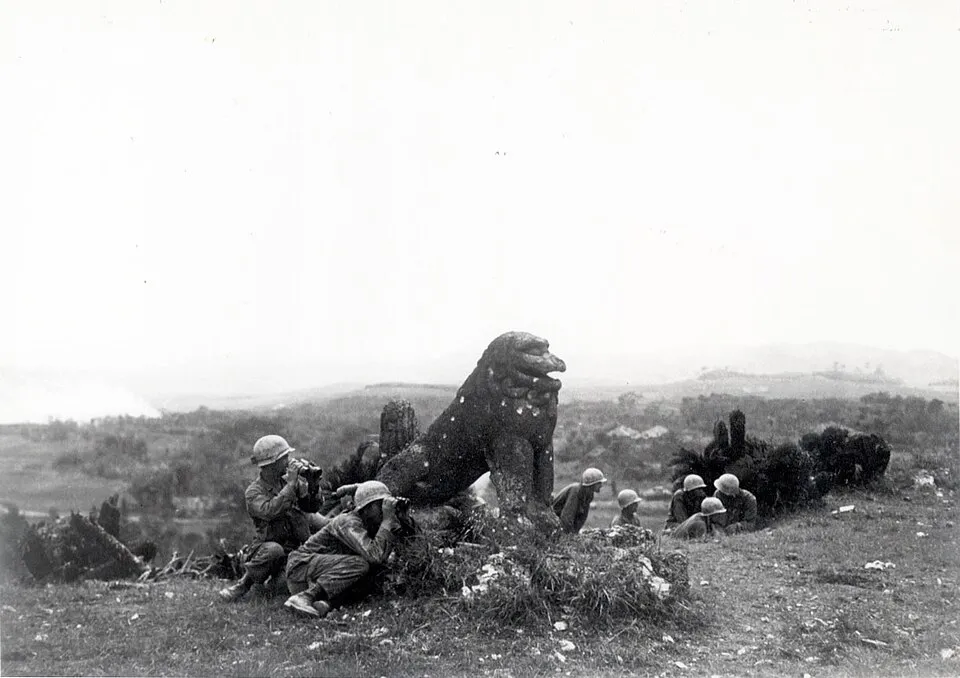Tomori Stone Lion (18 June 1945)